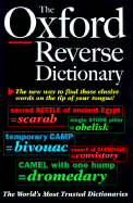 The Oxford Reverse Dictionary