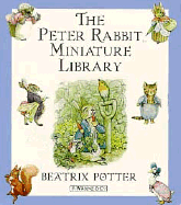 The Peter Rabbit miniature library.