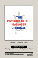 The Psychologist-Manager Journal: Volume 3, Number 2