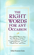 The Right Words for Any Occasion