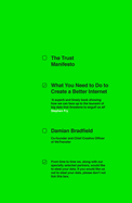 The Trust Manifesto: What you Need to do to Create a Better Internet