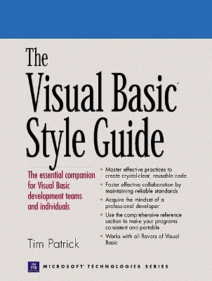 The Visual Basic Style Guide - Patrick, Tim