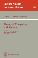 Theory of Computing and Systems: Istcs '92, Israel Symposium, Haifa, Israel, May 27-28, 1992. Proceedings