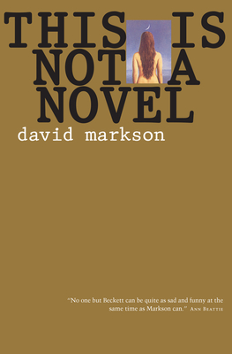 This Is Not a Novel - Markson, David