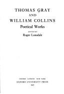 Thomas Gray and William Collins : poetical works