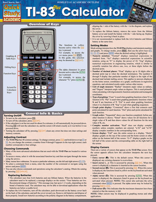 Ti 83 Plus Calculator - BarCharts Inc