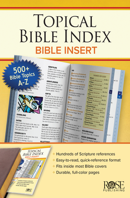 Topical Bible Index: Bible Insert - Rose Publishing (Creator)