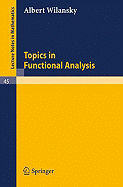 Topics in functional analysis