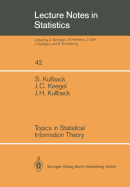Topics in statistical information theory