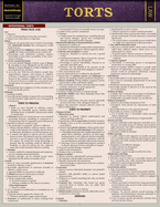 Torts: Quickstudy Laminated Reference Guide