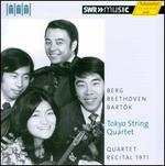 Toyko String Quartet Plays Berg, Beethoven & Bart�k