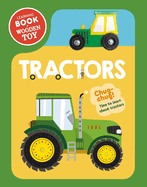 Tractors: Wooden Toy & Board Book Set