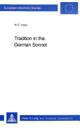 Tradition in the German Sonnet