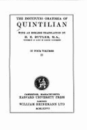 Training of an Orator: Volume II. Books 4-6