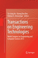 Transactions on Engineering Technologies: World Congress on Engineering and Computer Science 2019