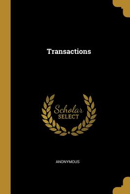 Transactions - Anonymous