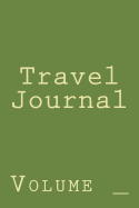 Travel Journal: Green Cover