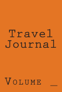 Travel Journal: Orange Cover