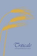 Triticale: Proceedings of a Symposium