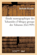?tude Monographique Des Tabanides d'Afrique Groupe Des Tabanus