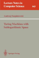 Turing Machines with Sublogarithmic Space