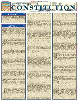 U.S. Constitution: Reference Guide - BarCharts, Inc.