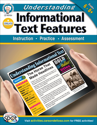 Understanding Informational Text Features, Grades 6-8: Instruction, Practice, Assessment - Cameron, and Craig