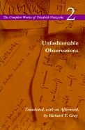Unfashionable Observations