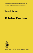 Univalent Functions