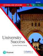 University Success Listening/Speaking A1