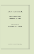 Urteilstheorie Vorlesung 1905