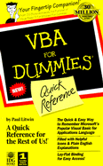 VBA for Dummies Quick Reference - Dummies Technology Press, and Litwin, Paul