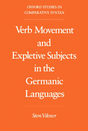 Verb Movement and Expletive Subjects in the Germanic Languages
