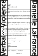 Verbal Violence