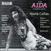 Verdi: Aida - Giulietta Simionato (vocals); Giulio Neri (vocals); Hector Thomas (vocals); Jesse Walters (vocals); Joan Sutherland (vocals); Kurt Baum (vocals); Maria Callas (vocals); Michael Langdon (vocals); Royal Opera House Covent Garden Chorus (choir, chorus)