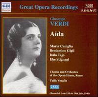 Verdi: Aida - Adelio Zagonara (vocals); Beniamino Gigli (tenor); Ebe Stignani (vocals); Gino Bechi (vocals); Italo Tajo (vocals);...