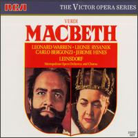 Verdi: Macbeth - Calvin Marsh (baritone); Carlo Bergonzi (tenor); Carlotta Ordassy (soprano); Emilia Cundari (soprano);...