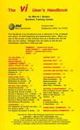 VI User's Handbook - AT&T Bell Laboratories, and Bolsky, Morris I
