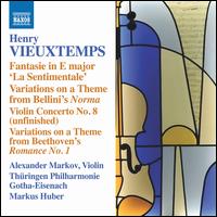 Vieuxtemps: La Sentimentale - Albert Markov (candenza); Alexander Markov (violin); Th�ringen Philharmonie Gotha-Eisenach; Markus Huber (conductor)