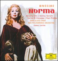 Vincenzo Bellini: Norma - Beverly Sills (vocals); Delia Wallis (vocals); Enrico di Giuseppe (vocals); Paul Plishka (vocals); Robert Tear (vocals); Shirley Verrett (vocals); John Alldis Choir (choir, chorus); New Philharmonia Orchestra; James Levine (conductor)