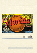 Vintage Lined Notebook Greetings from Florida
