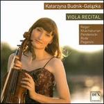 Viola Recital: Reger, Khachaturian, Penderecki, Rhode, Paganini