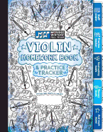 Violin Homework Book and Practice Tracker (Blue)