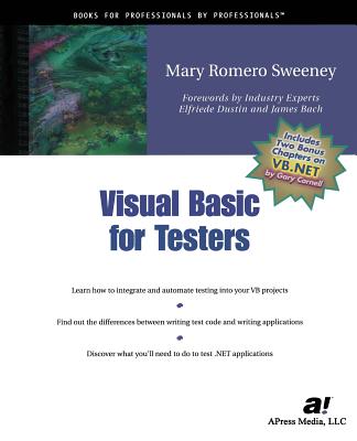 Visual Basic for Testers - Sweeney, Joe