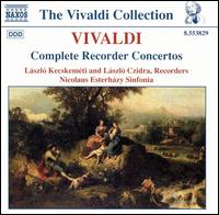 Vivaldi: Complete Recorder Concertos - Bela Horvath (oboe); Borb�la Dobozy (harpsichord); Istvan Hartenstein (bassoon); L�szl� Czidra (recorder);...