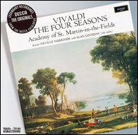 Vivaldi: The Four Seasons - Alan Loveday (violin); Celia Nicklin (oboe); Christopher Hogwood (organ); Christopher Hogwood (harpsichord); Colin Tilney (organ); Colin Tilney (harpsichord); Kenneth Heath (cello); Martin Gatt (bassoon); Neil Black (oboe); Simon Preston (harpsichord)