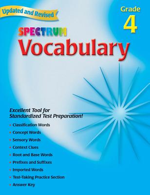 Vocabulary, Grade 4 - Spectrum