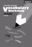 Vocabulary Workshop: Test Book Level E Form a - Jerome Shostak