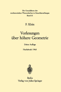 Vorlesungen �ber H�here Geometrie