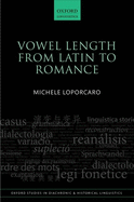 Vowel Length from Latin to Romance